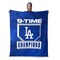 MLB Los Angeles Dodgers 2025 World Series Multi Champ Unleashed Silk Touch Throw Blanket 50 x 60 inches